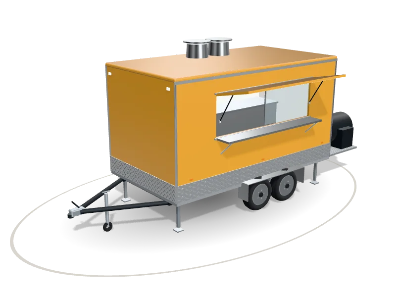 The Barbecue 400 in Brass