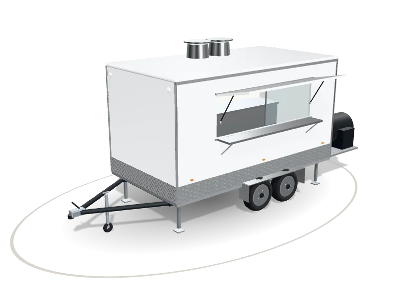 The Barbecue 400 in Signal white