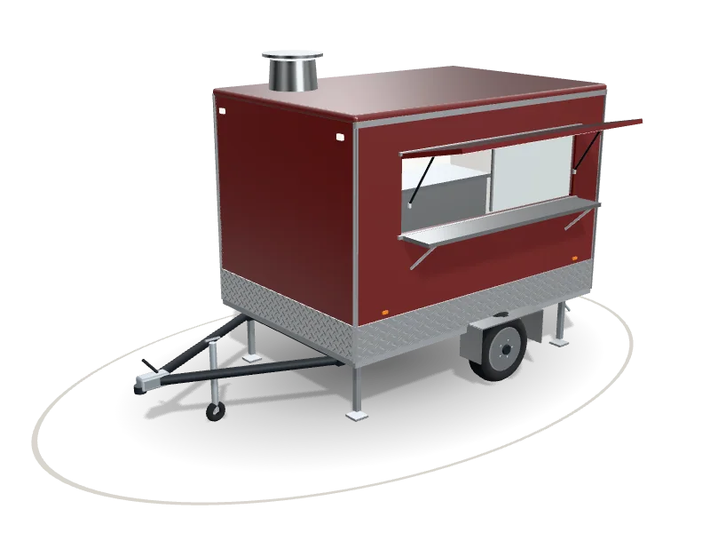 The Kitchen 300 in Oxblood