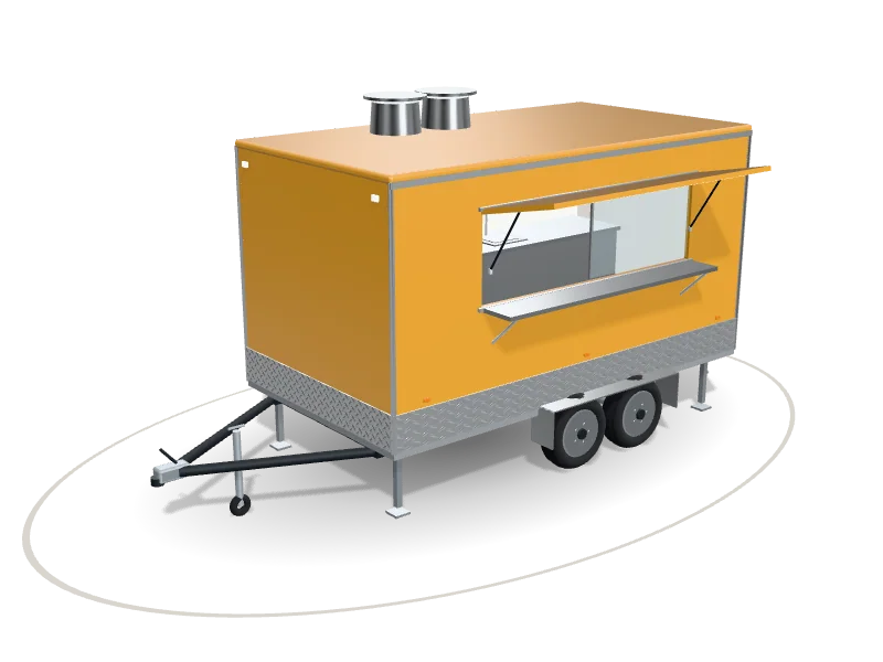 The Kitchen 400 in Brass