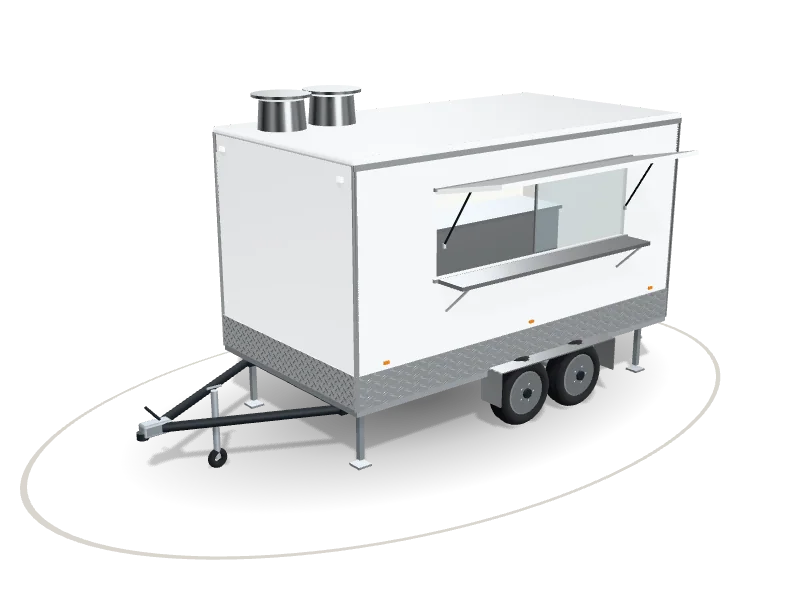 The Pizza 400 in Signal white