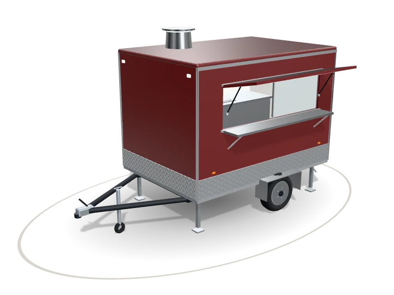 The Street food 300 in Oxblood