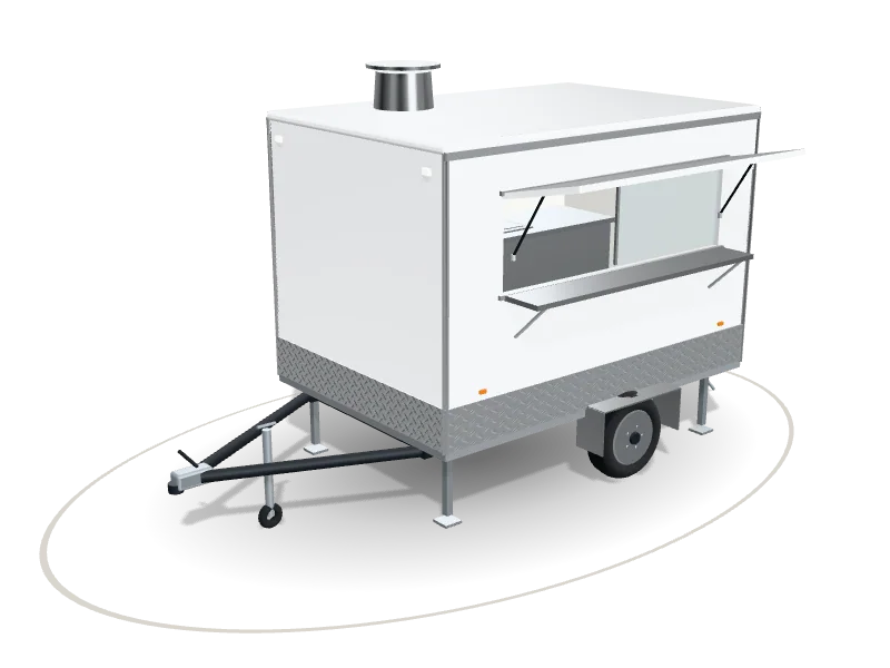 The Street food 300 in Signal white