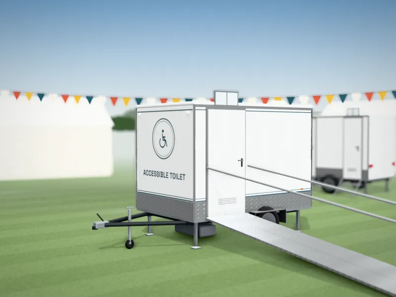 Visualisation of the Accessible 300 with an example wrap, 300 cm body