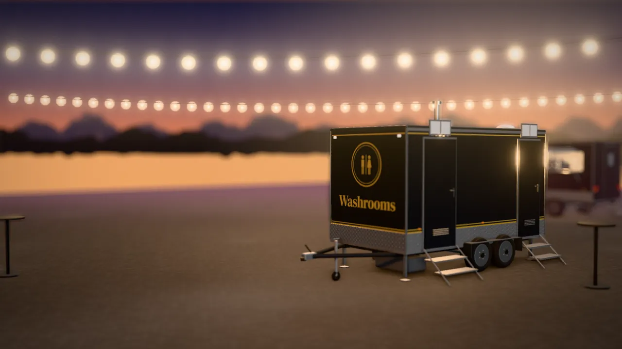 Visualisation of the VIP 400 with an example wrap, in the kind of place it works