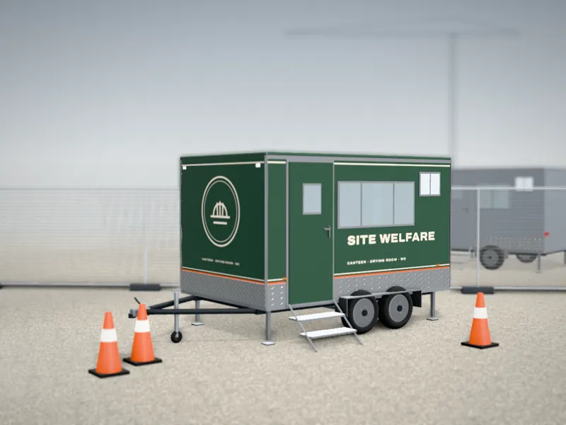 Visualisation of a welfare units unit with an example wrap