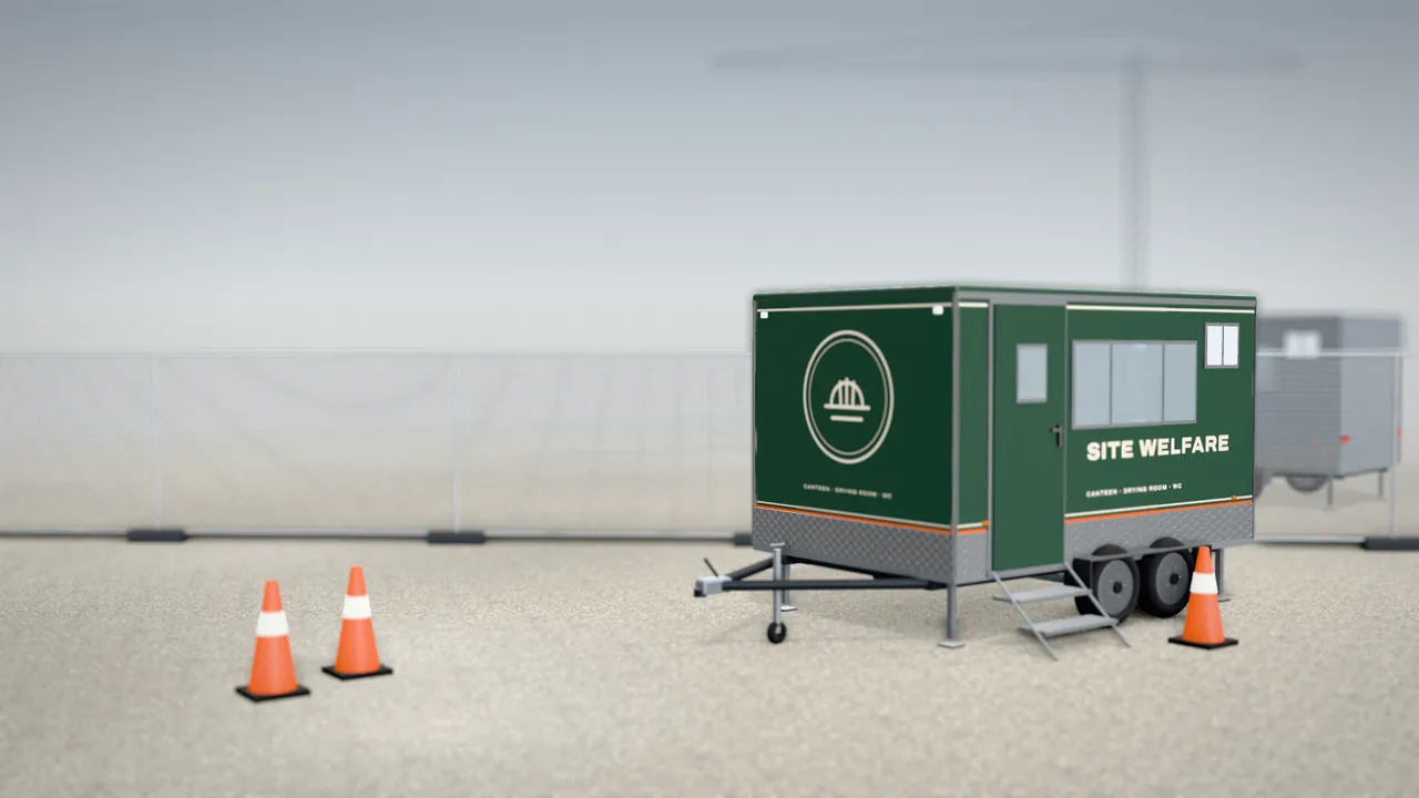 Visualisation of the Welfare 360 with an example wrap, in the kind of place it works